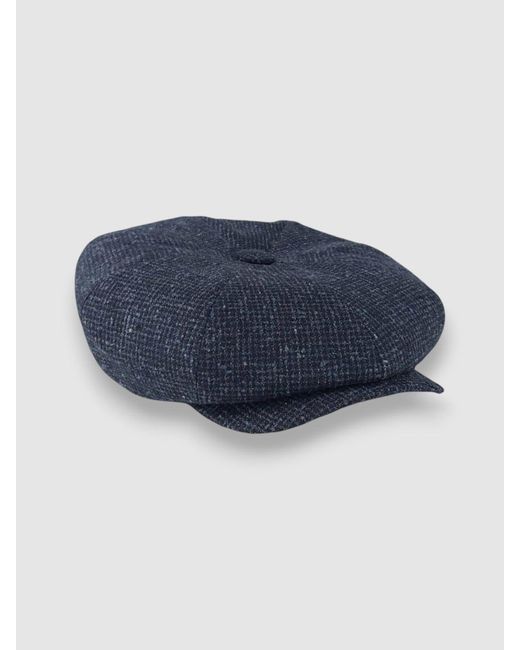 Mister Miller - Master Hatter Blue Finch's Seas Oversized Bakerboy Cap for men