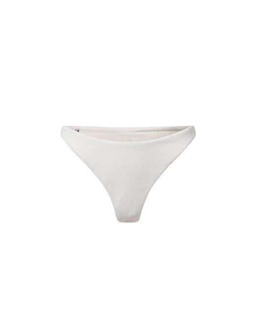 Aqva Swimwear White Neutrals Nude Turqueta Bikini Bottom