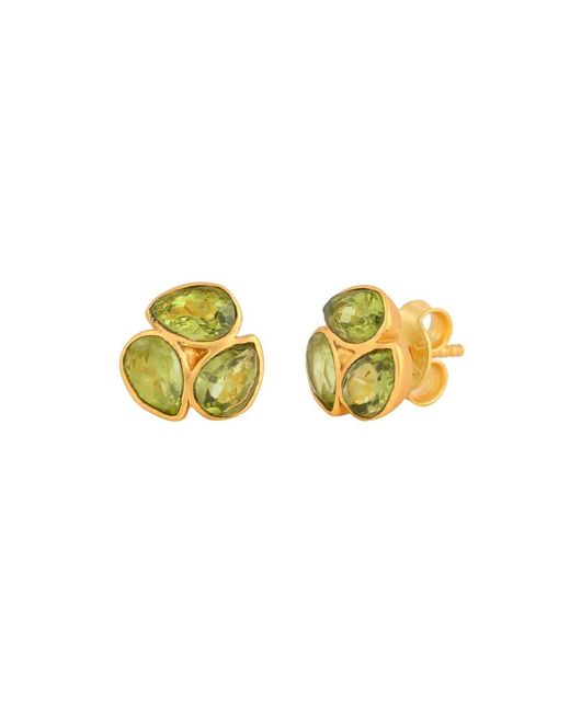 Opium Jewels Yellow Lotus Studs