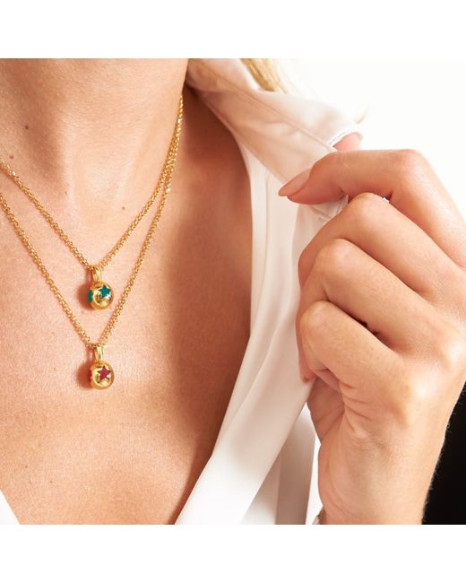 Myrto Katramadou Jewellery White Melina Pendant Angel, Heart, Trefoil, Star