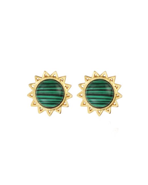Lila Rasa Green Malachite May Birthstone Harmonize Energy & Radiate Well-Being. Jewellery Set Necklace, Earrings & Bracelet