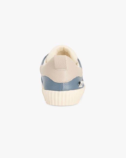 Springa | Unique Vulcanized Sneakers Italian Handmade Blue Wavy Leather Sneakers for men