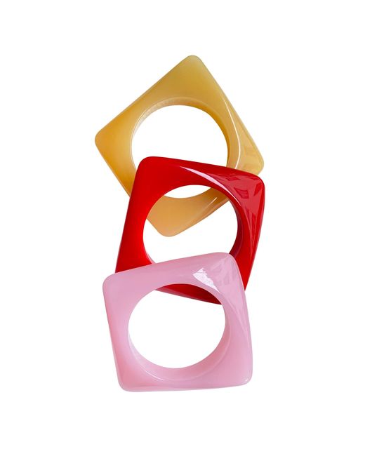 Smilla Brav Red Bangle Farbklecks