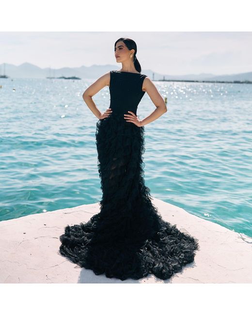 ROSIE BILLINGTON Black Julia Ball Gown