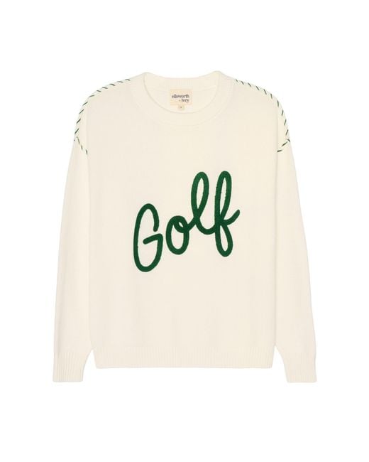 Ellsworth & Ivey Natural Riley Crewneck Sweater