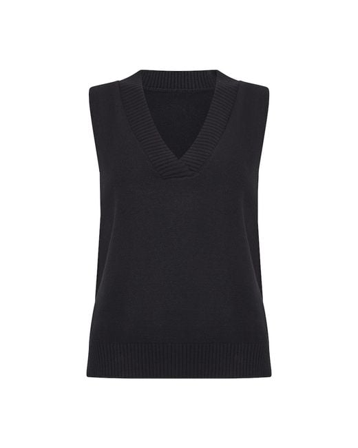Lula-Ru Black Vest Jumper