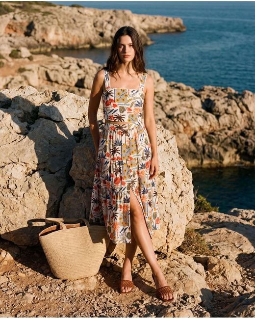 Change of Scenery White Joanna Skirt