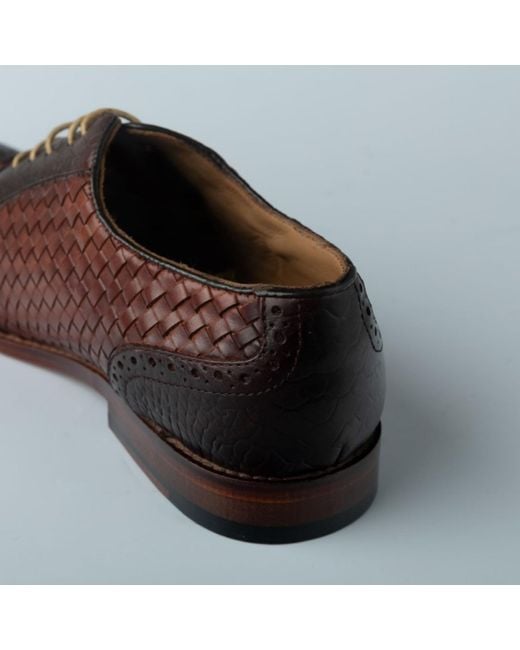 Zasta Studio Brown Oxfords Shoes for men