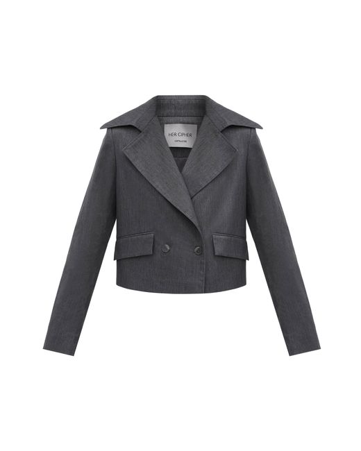 HER CIPHER Gray Seasycle Jacket