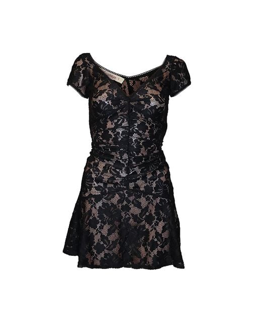 Love and Nostalgia Black Courtney Lace Dress