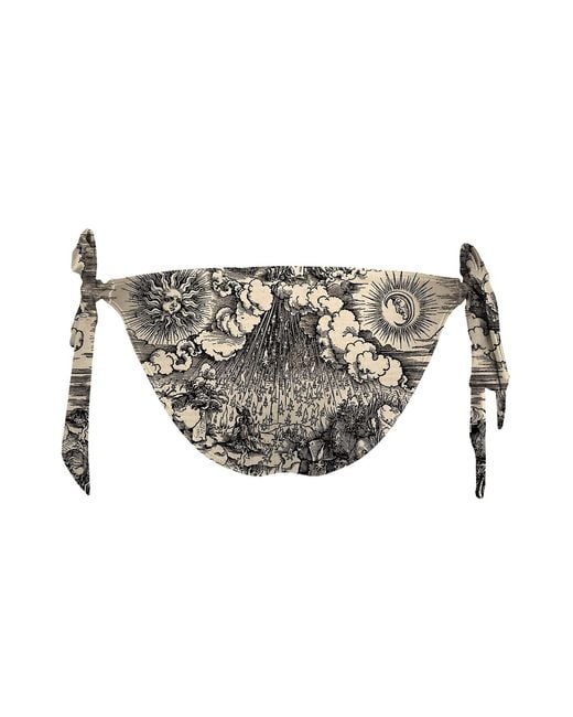 Aloha From Deer White Durer Series Fifth Seal Bikini Bows Bottom