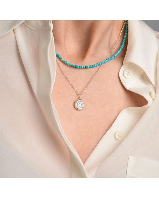 Nellou Jewellery Metallic Mixed Beryl Mini Bead Necklace