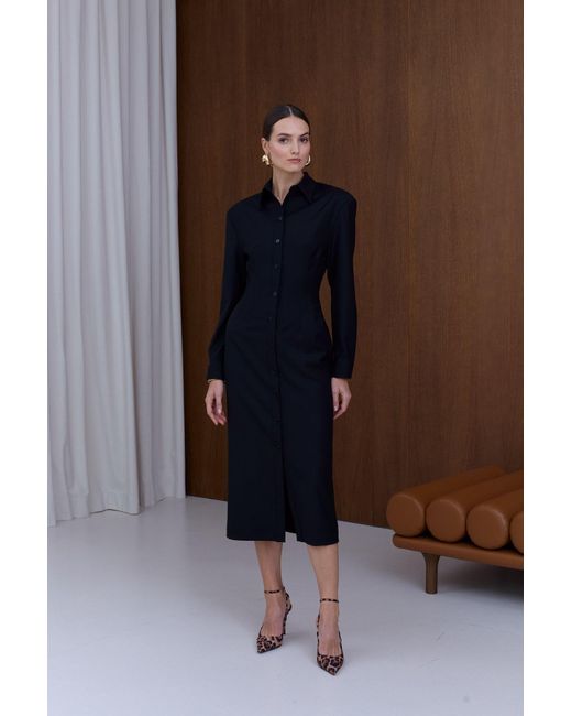 wife dress undress See how we Imogen for her evening look! , #undress #weddingdance #tutor #bridal Tied at the shoulders UNDRESS Edith Wool Midi Dress