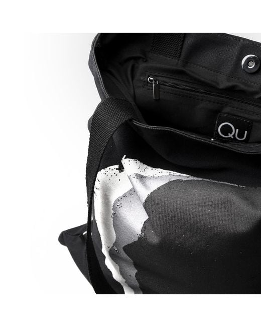 Qu Black Heads Canvas Tote Bag