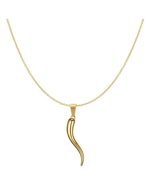 Mickey's Girl Metallic Italian Horn Necklace