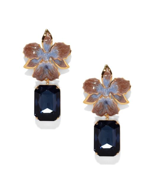 The Pink Reef Blue Vanilla Orchid Jeweled Drop