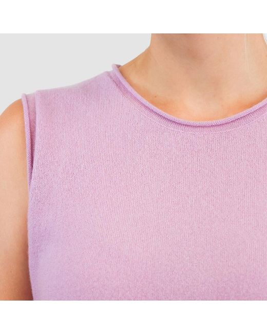 Zenzee Purple Cashmere Classic Tank