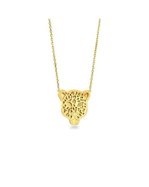 Myrto Katramadou Jewellery Metallic The Leopard – Necklace