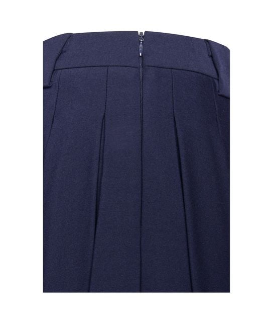 Miss Circle New York Blue Nasya Pleated Mini Skort