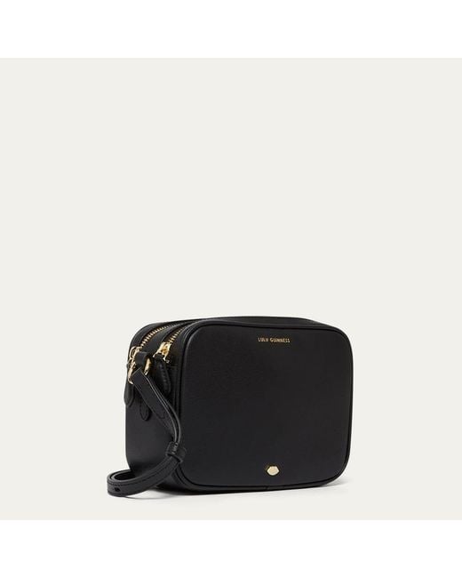 Lulu Guinness Black Leather Cole Crossbody Bag