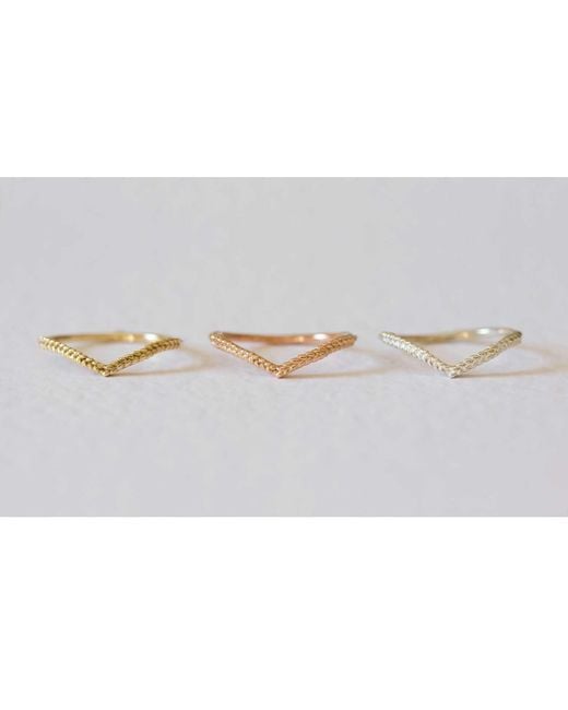 Lee Renee White Wheat Ring