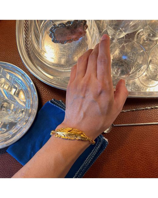 Jaredjamin Metallic Plume Bracelet for men