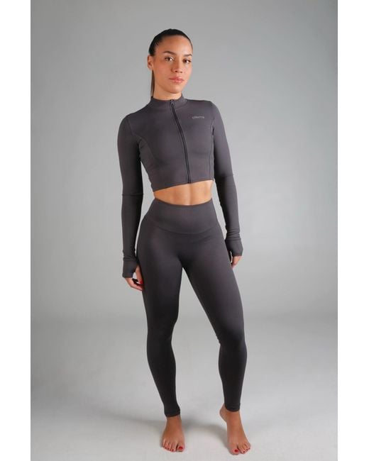 Cmmttd Gray Core Contour Legging