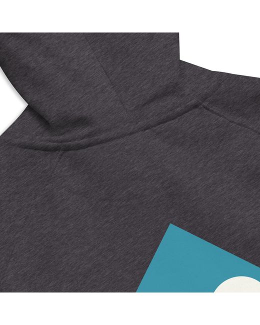 Anchor and Crew Gray Heather Just Roam. Seeker Organic Cotton Raglan Hoodie