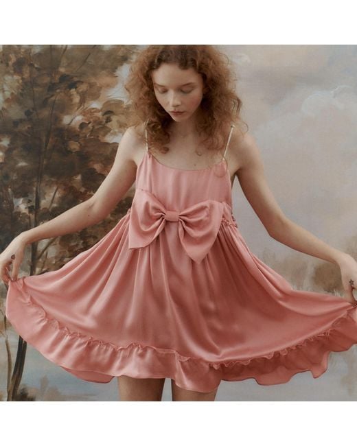 Lisa The Label Pink Angel Baby Bow Dress