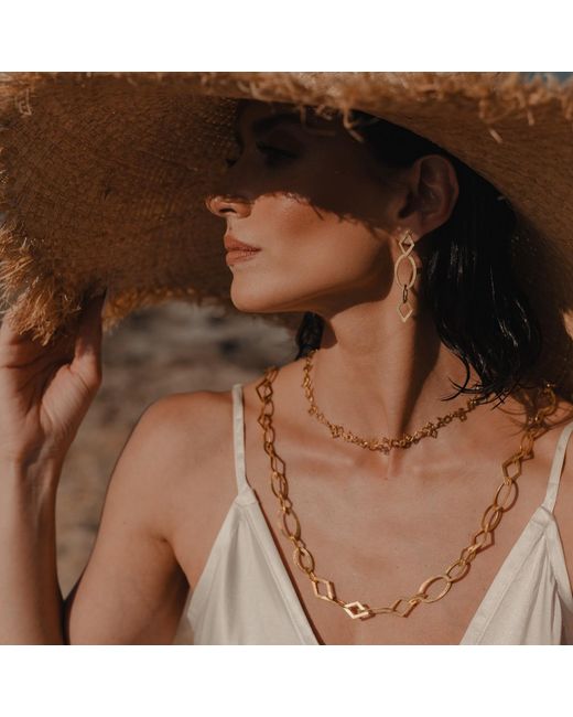 Myrto Katramadou Jewellery Metallic Harmony Matte Chain Necklace