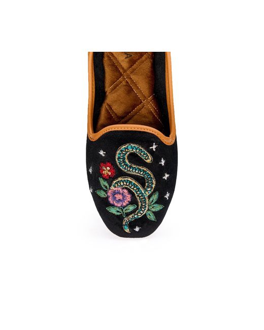 Fuchsia Shoes Black Viper Velvet