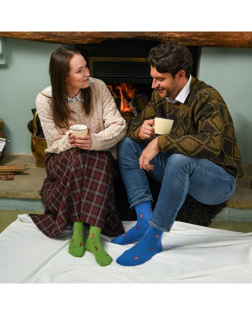 Peper Harow - Made in England Green Socks Bundle – Post Box for men