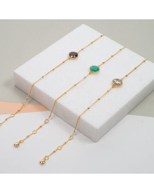 Auree Jewellery Metallic Barcelona January Birthstone Bracelet
