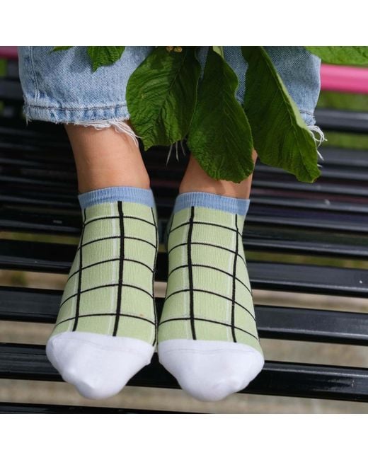 Peper Harow - Made in England Blue Trainer Socks Bundle – Ocean