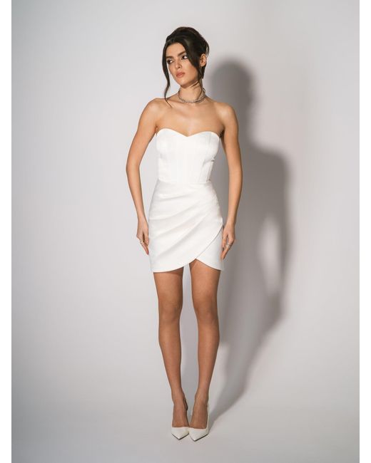 Tia Dorraine White A Touch Of Glamour Mini Dress