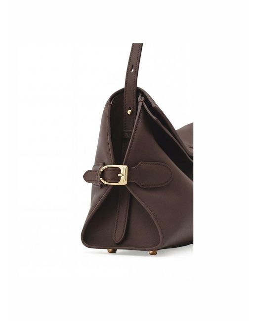 Orange Cube Black Fantina Folded Hobo Bag