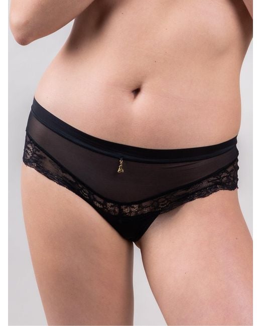 BonBon Lingerie Black Angelina Full Brief
