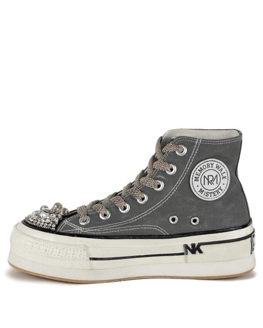 Keith Scarrott Shoes Gray Coppola Hi-Top