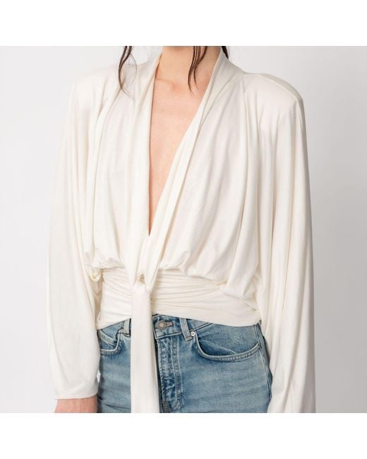 Concepto White Lila Fluid Top