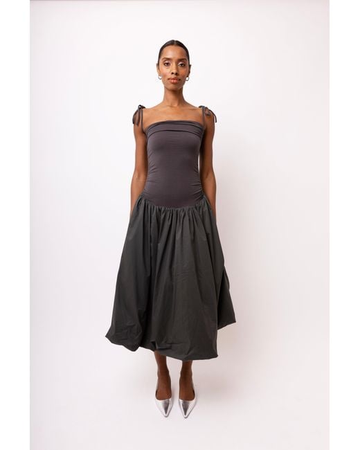 Amy Lynn Gray Alexa Dark Puffball Dress