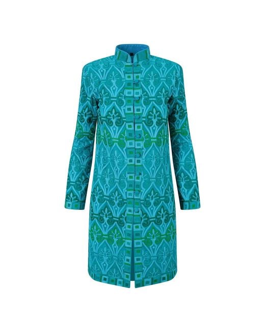 Beatrice von Tresckow Blue Mystique Embroidered Jacket