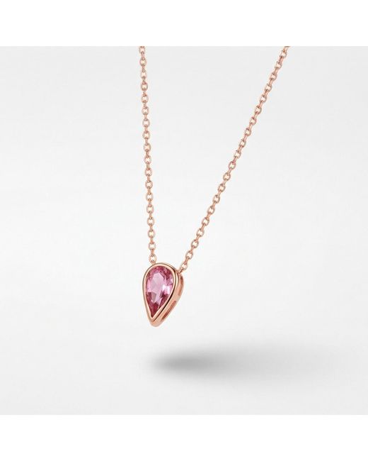 Heather Hawkins Jewelry Metallic Tourmaline Lotus Fine Pendant Necklace