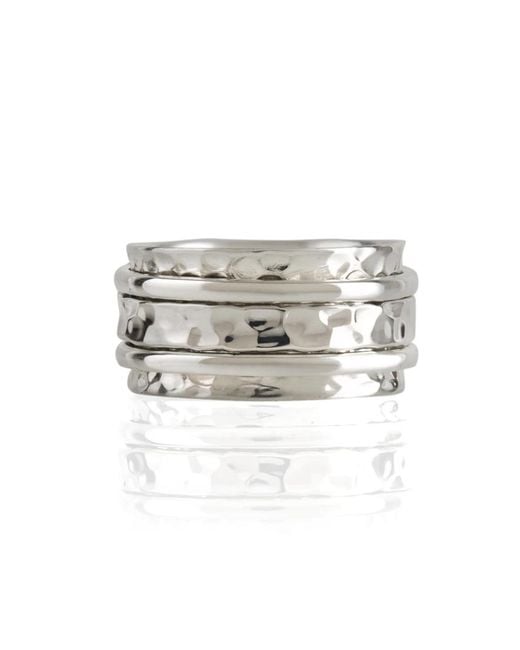 Charlotte's Web Jewellery White Karma Abundance Spinning Ring