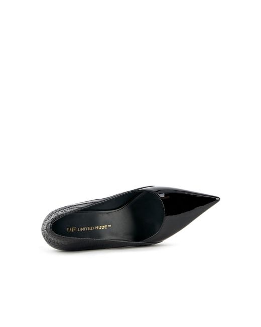 United Nude Black Raila Pump- Iii