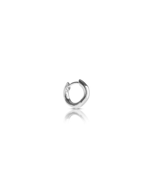 Kasun Metallic Smile Hoop Earrings – June – Moon Stoone
