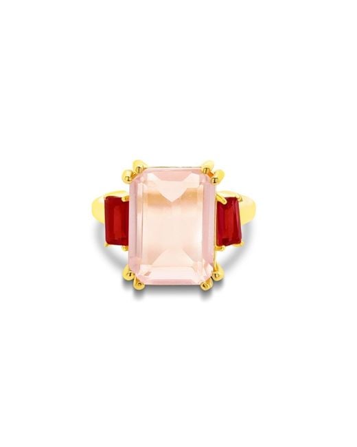 GEM BAZAAR Pink Rosings Ring