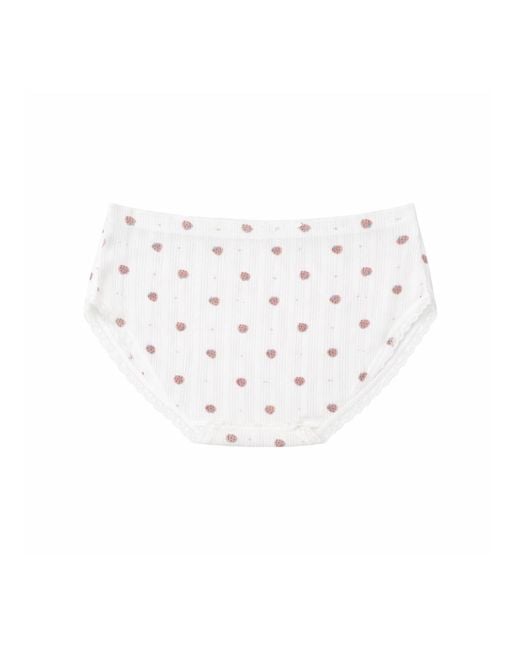ADIBA White The Strawberry Kiss Brief