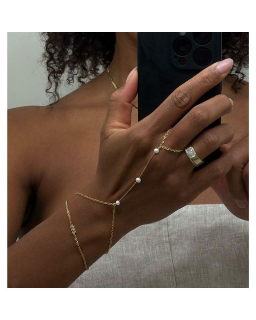 SET & STONES Metallic Angel Numbers Bracelet