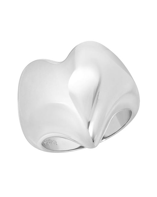 Leeada Jewelry White That's So Goode Heart Ring