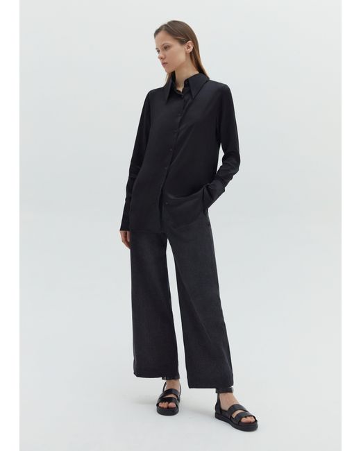 Nike Black The Silk Blouse